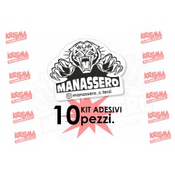 Adesivi "Manassero" |KIT 10...